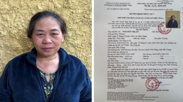 Truy nã người phụ nữ U70 đánh bạc ở quận Thanh Xuân