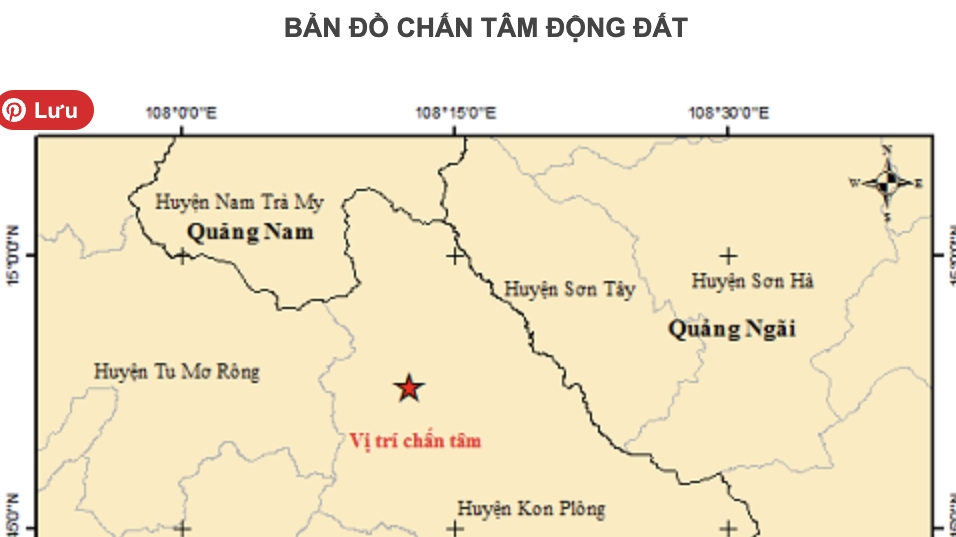 Liên tiếp xảy ra động đất ở tỉnh Kon Tum