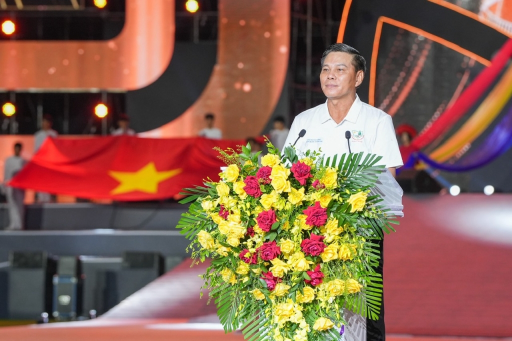 Chủ tịch UBND TP Hải Phòng Nguyễn Văn Tùng nhấn mạnh quyết tâm của thành phố trong việc tổ thức Hội khoẻ Phù Đổng (HKPĐ) toàn quốc lần thứ 10. 