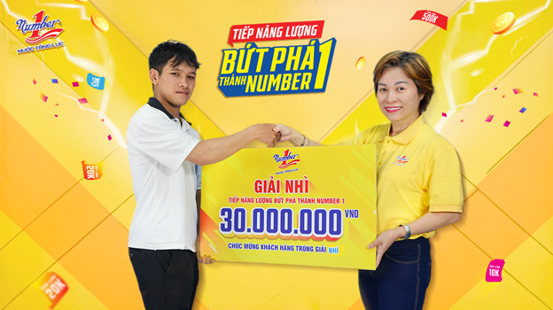 Anh Y-Nỹ (huyện Đak Mil, tỉnh Đăk Nông) may mắn nhận giải Nhì 30 triệu từ chương trình