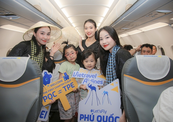 Vietravel Airlines chào mừng chuyến bay đầu tiên kết nối Đài Bắc (TPE) – Phú Quốc (PCQ)