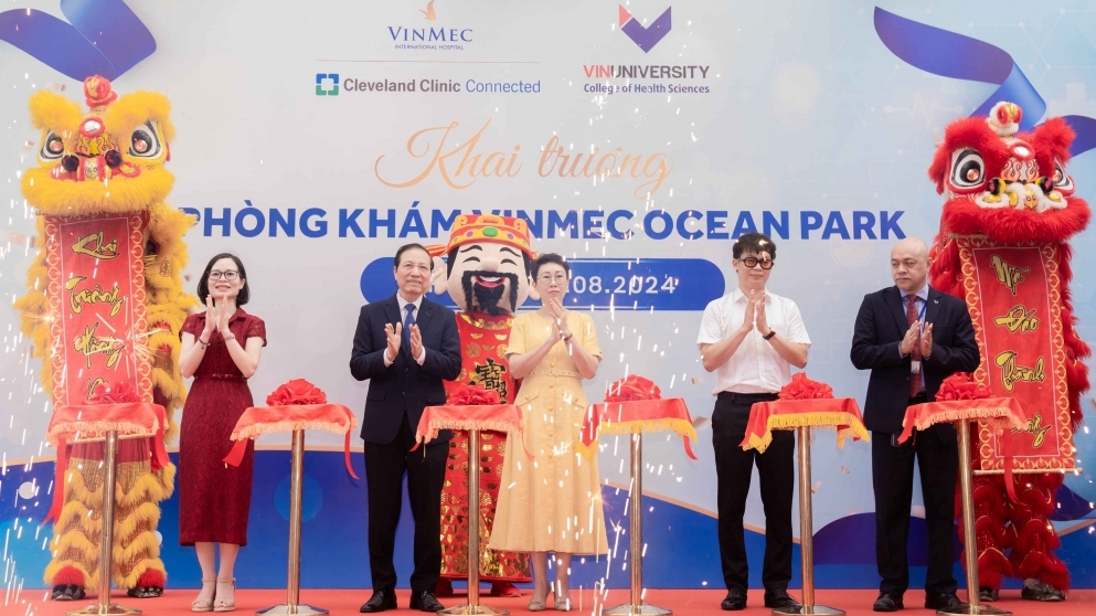 Vinmec khai trương Phòng khám Đa khoa Quốc tế tại Vinhomes Ocean Park