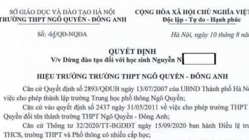 Sở Giáo dục và Đào tạo Hà Nội chỉ đạo gì về việc một học sinh lớp 12 bị 