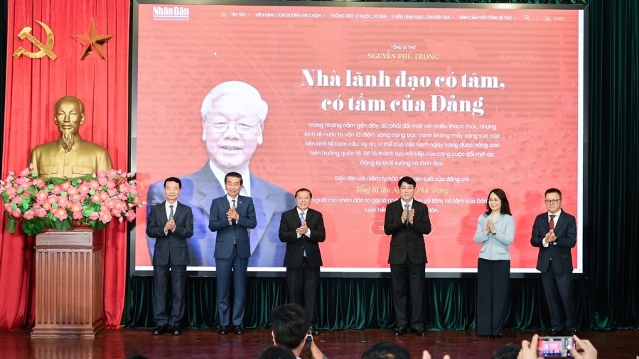 Khai trương Trang thông tin đặc biệt, Triển lãm ảnh "Tổng Bí thư Nguyễn Phú Trọng"