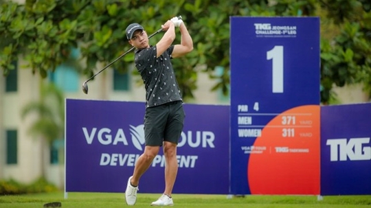 Trần Lê Duy Nhất lần đầu tiên tham dự BRG Open Golf Championship Danang