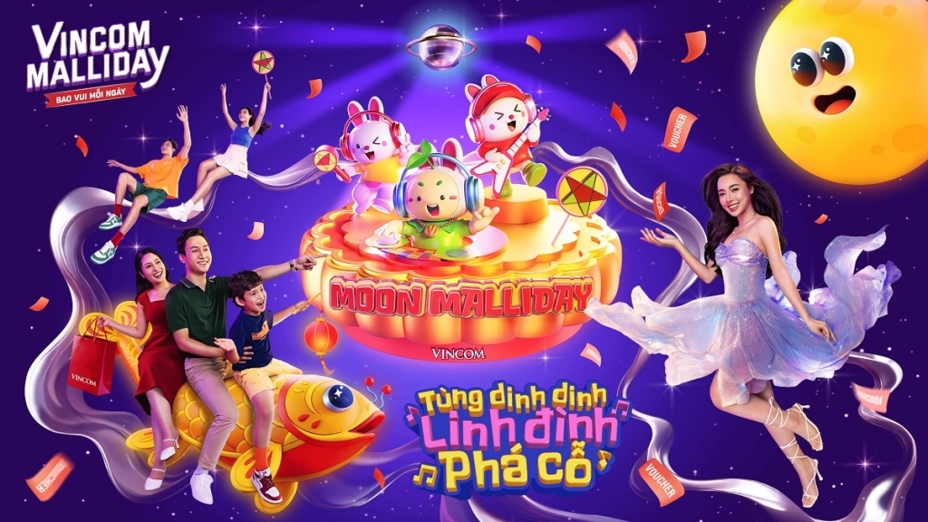 Vincom khởi động Lễ hội Trung thu 2024 “Moon Malliday – Tùng dinh dinh, Linh đình phá cỗ”