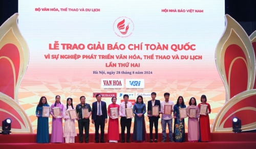 Báo Kinh tế&Đô thị đoạt 2 Giải báo chí toàn quốc về phát triển VHTT&DL