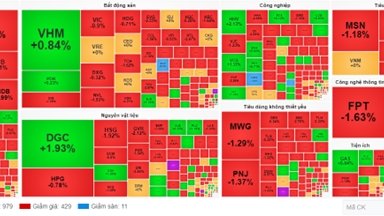 Chứng khoán ngày 4/9: VN-Index chìm trong sắc đỏ, nhóm chăm sóc sức khỏe tiếp đà tăng
