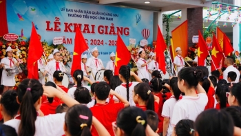 Trường Tiểu học Lĩnh Nam tưng bừng tổ chức Lễ khai giảng năm học 2024-2025