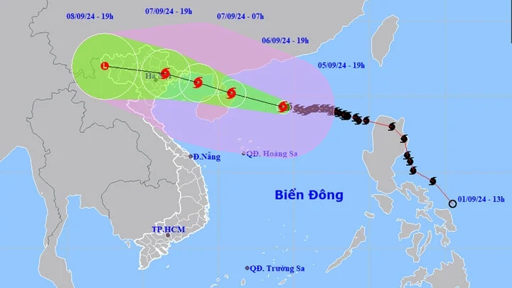 Bão số 3 tiếp tục duy trì cường độ ở cấp siêu bão