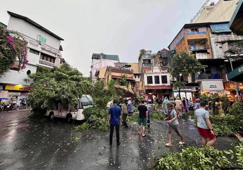 Mưa to gió lớn làm gãy, đổ hơn 400 cây xanh.