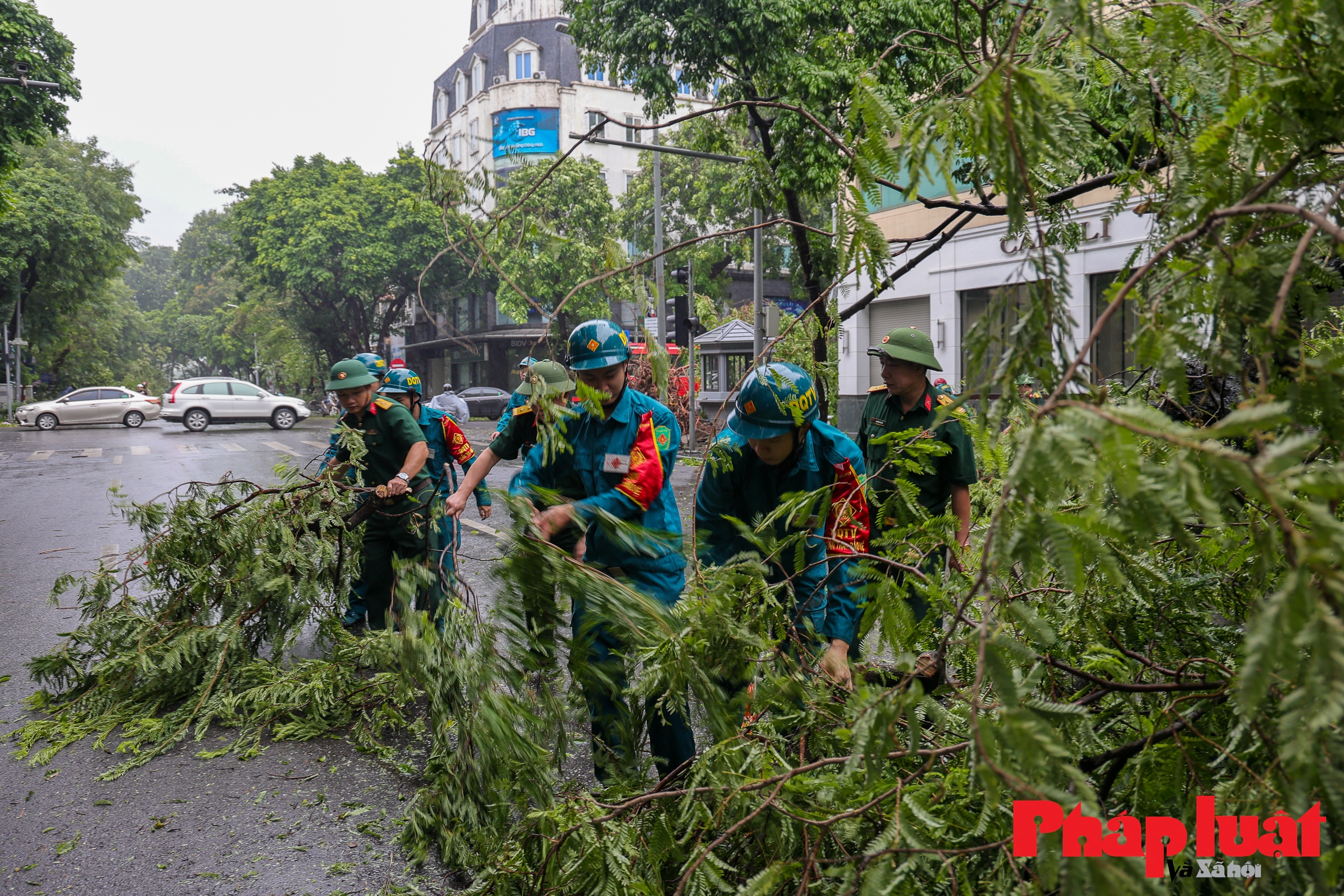 Hà Nội khẩn trương khắc phục hậu quả sau bão số 3