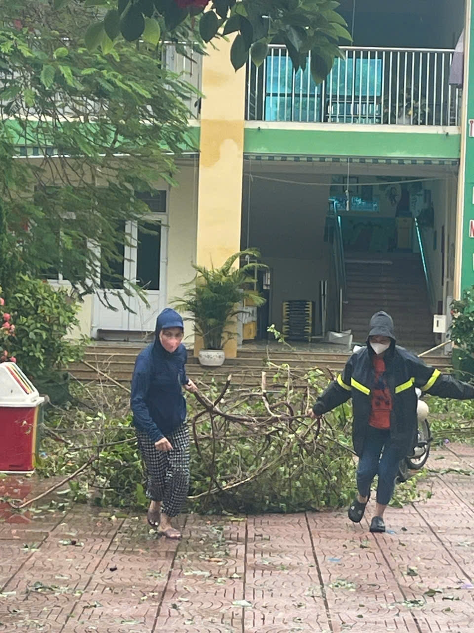 Các trường học Hà Nội tích cực khắc phục hậu quả bão số 3 để đón học sinh trở lại