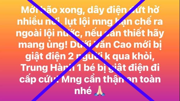 Hải Phòng: xử phạt người đăng tin sai sự thật việc điện giật làm 2 người không qua khỏi