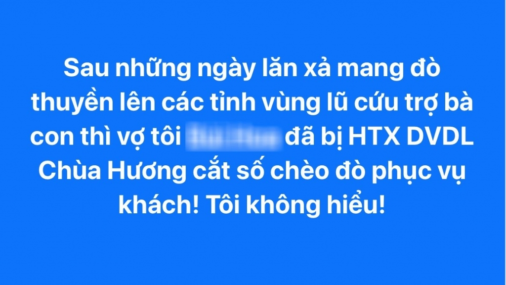 Huyện Mỹ Đức: không có chuyện thuyền, đò đi cứu trợ bão lũ bị cắt suất phục vụ khách