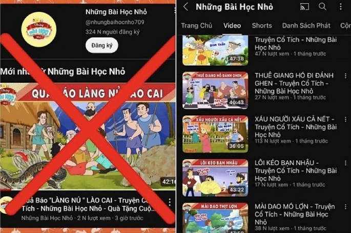 Ngoài video xuyên tạc nội dung về Làng Nủ gây bức xúc, kênh 