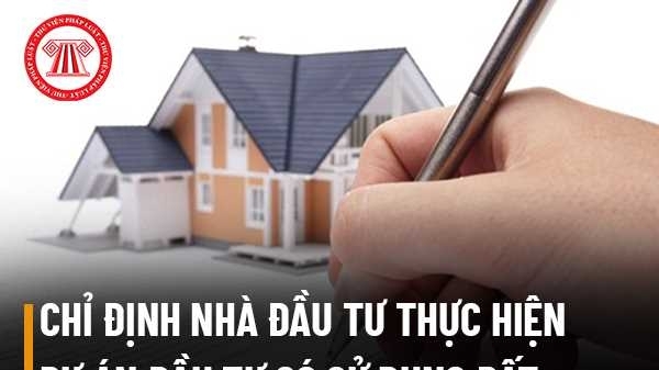 Định mức chi phí lựa chọn nhà đầu tư thực hiện dự án đầu tư có sử dụng đất