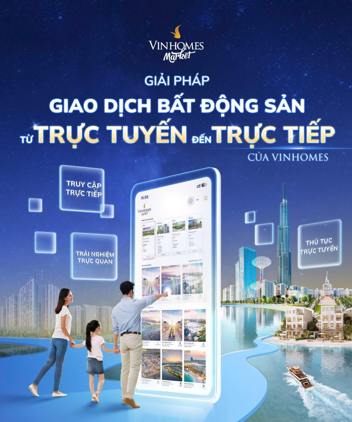 Giải pháp giao dịch BĐS từ trực tuyến tới trực tiếp Vinhomes Market được kỳ vọng sẽ thúc đẩy tính minh bạch, bền vững của thị trường 