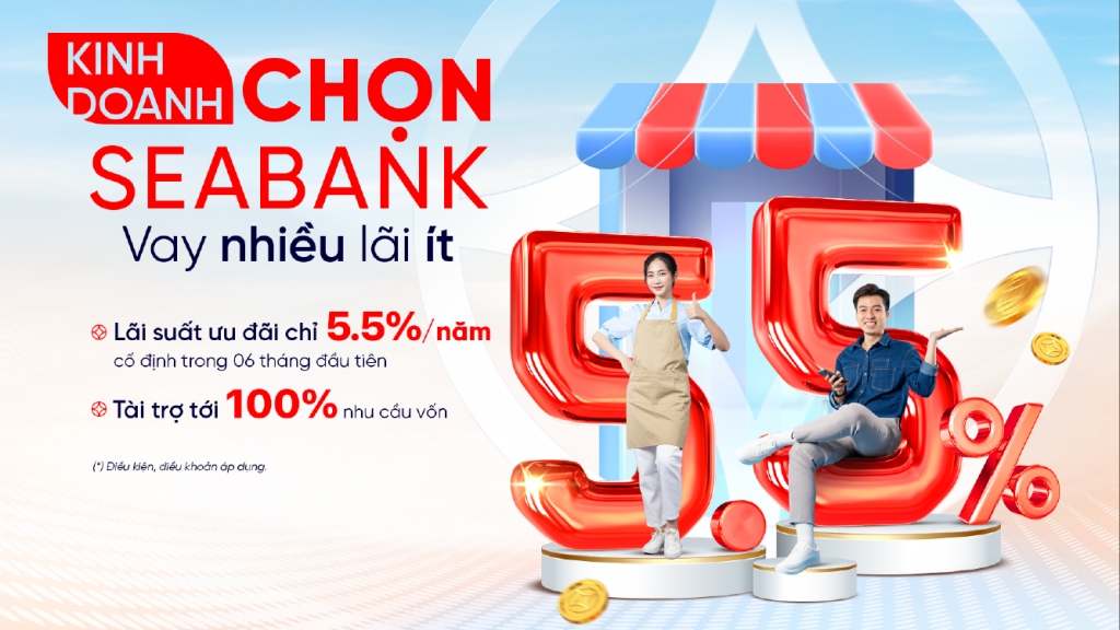 SeABank dành 5.000 tỷ đồng cho vay khách hàng cá nhân bổ sung vốn kinh doanh