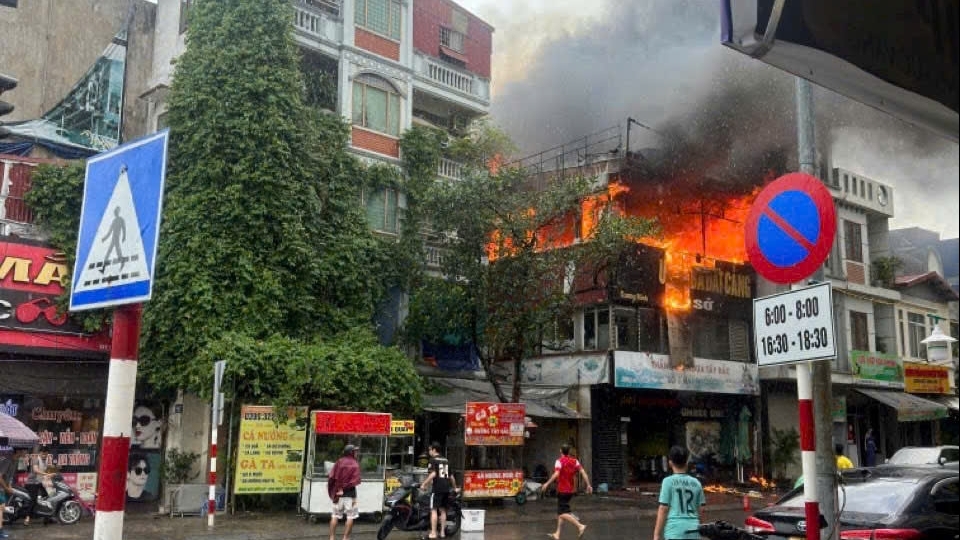 Hải Phòng: cháy nhà hàng Vua Ba Ba