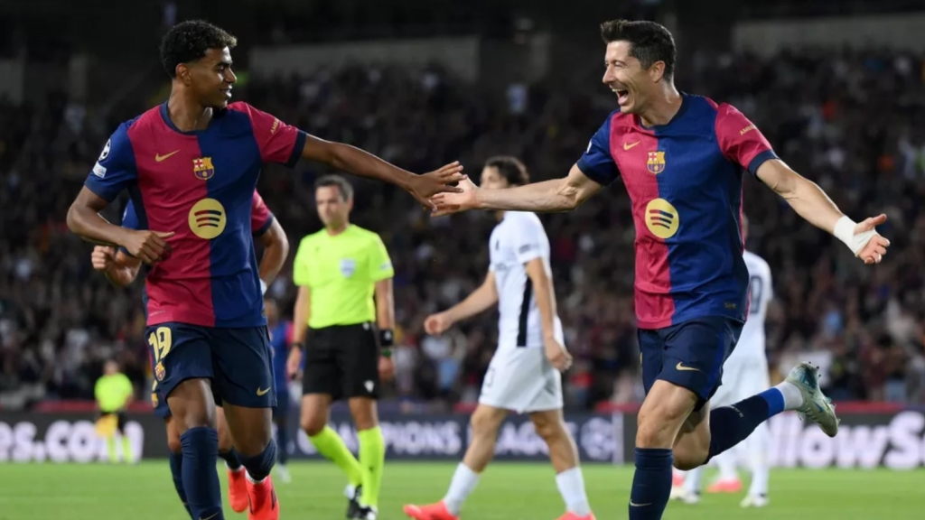 Lewandowski lập cú đúp, Barcelona đè bẹp Young Boys tại Champions League