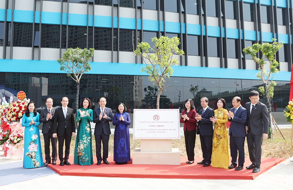 Khánh thành Bệnh viện Nhi Hà Nội - công trình trọng điểm kỷ niệm 70 năm Giải phóng Thủ đô