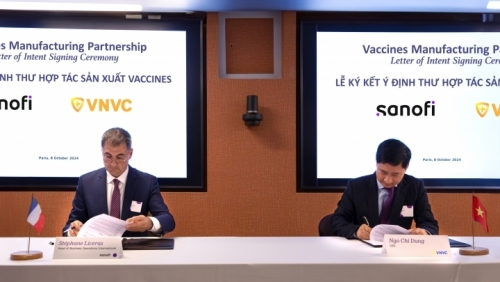 VNVC và Sanofi ký kết tiến tới hợp tác sản xuất vắc xin ngay tại Việt Nam