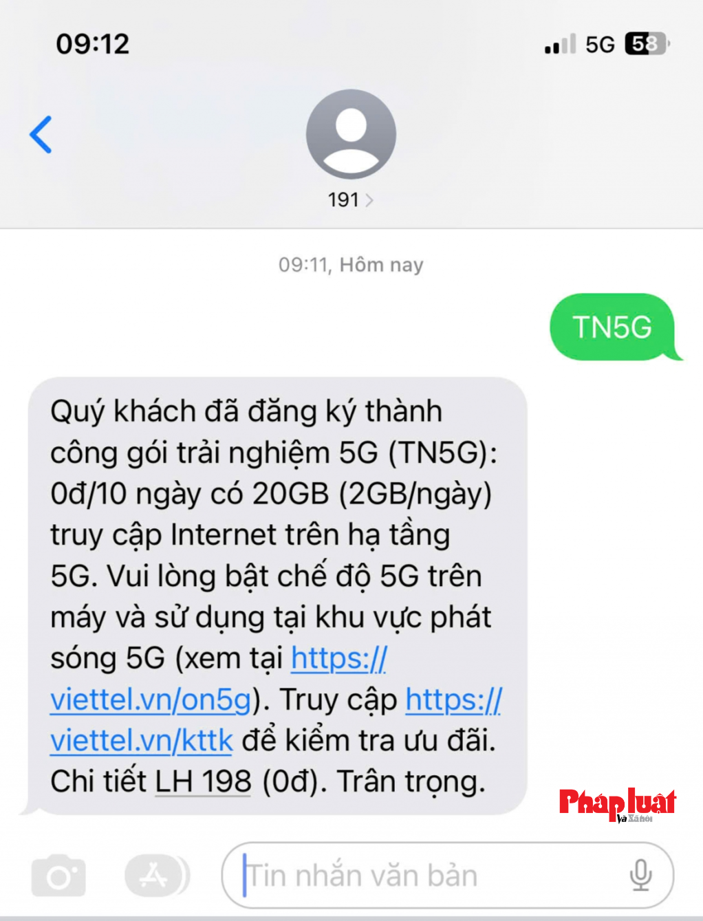 Người dùng đã có thể trải nghiệm miễn phí 5G Viettel