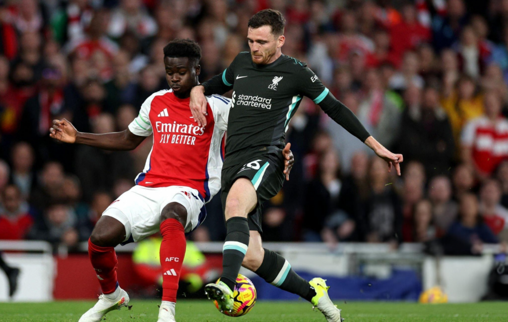 Arsenal 2-2 Liverpool: kịch tính đến giây phút cuối cùng