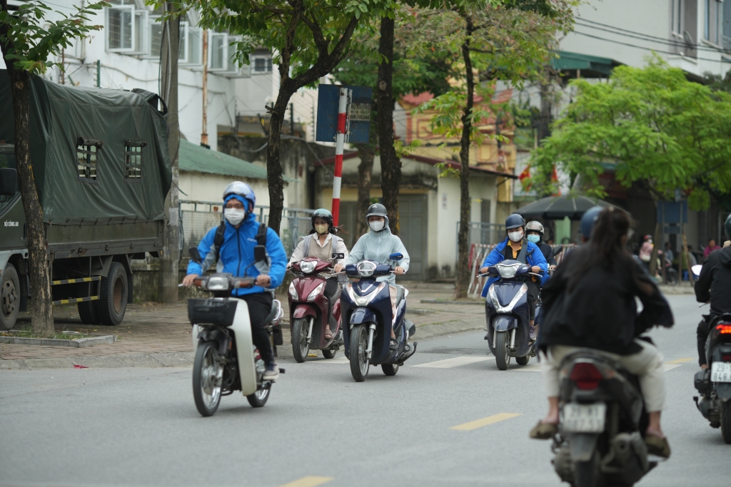 Không khí lạnh tăng cường, nền nhiệt ở miền Bắc tiếp tục giảm. Ảnh minh họa: Khánh Huy