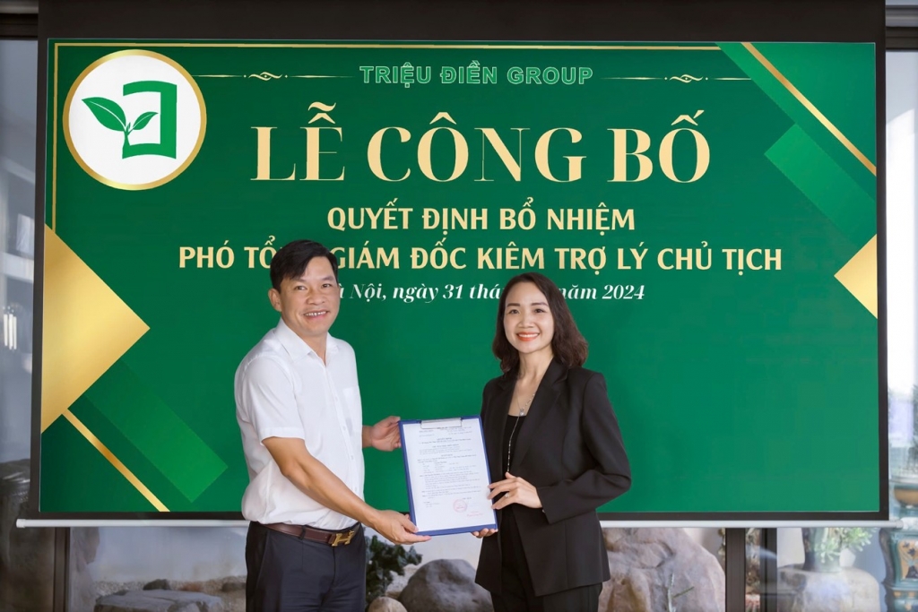  Bà Nguyễn Thị Đoan được bổ nhiệm giữ chức danh Phó Tổng Giám đốc kiêm Trợ lý Chủ tịch.