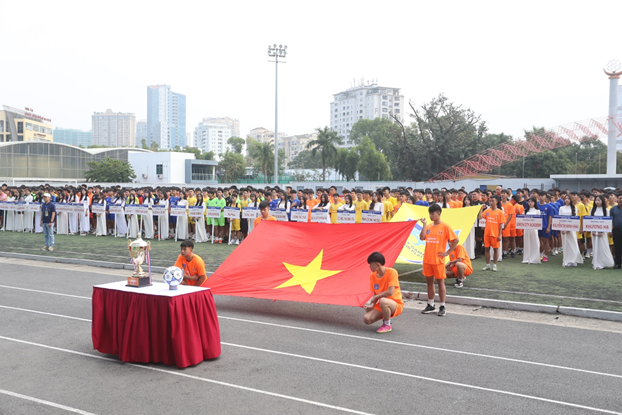 Lễ khai mạc giải bóng đá học sinh THPT Hà Nội - An ninh Thủ đô lần thứ XXIII năm 2024 Cup Number 1 Active diễn ra ngày 3/11 vừa qua