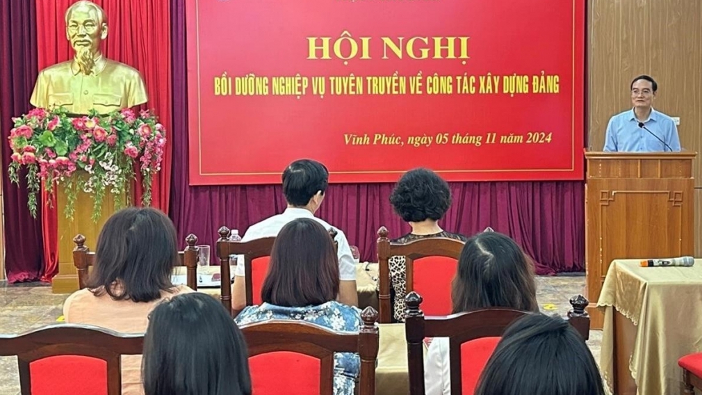 Hội Nhà báo Vĩnh Phúc tập huấn nghiệp vụ tuyên truyền về công tác xây dựng Đảng