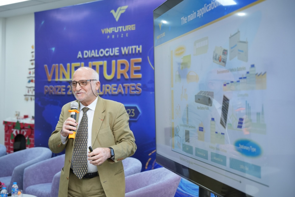 GS. Rachid Yazami, Chủ nhân Giải thưởng Chính VinFuture 2023