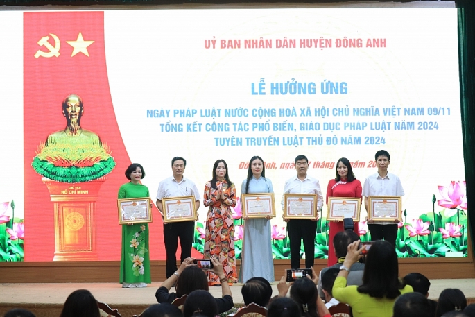 Huyện Đông Anh: đổi mới, sáng tạo trong công tác tuyên truyền, hưởng ứng Ngày Pháp luật Việt Nam