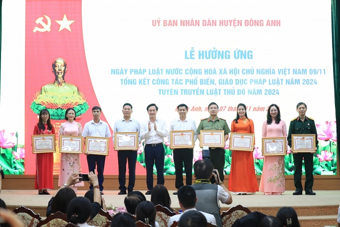 Huyện Đông Anh: đổi mới, sáng tạo trong công tác tuyên truyền, hưởng ứng Ngày Pháp luật Việt Nam