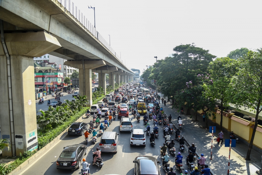 Hà Nội điều chỉnh giao thông trên đường Trần Phú, quận Hà Đông. Ảnh minh họa