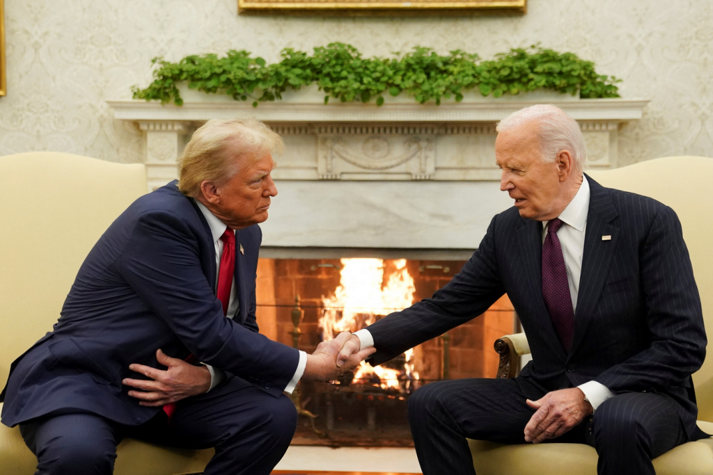 Tổng thống Joe Biden sẵn sàng chuyển giao quyền lực cho ông Donald Trump