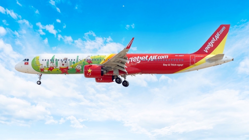 Bay khắp Việt Nam từ Đài Loan (Trung Quốc) nhận ngay 20kg hành lý ký gửi miễn phí, Vietjet thôi!