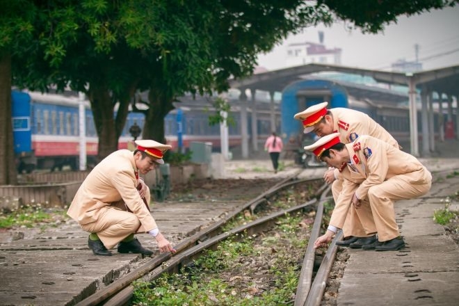 Các bước tiến hành kiểm tra, kiểm soát giao thông đường sắt của Cảnh sát giao thông