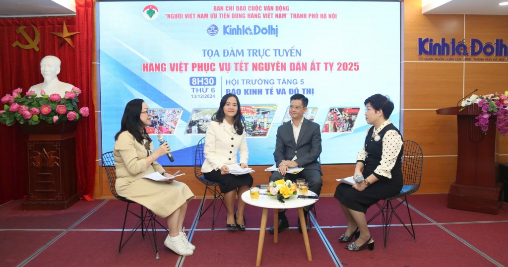 Toạ đàm trực tuyến “Hàng Việt phục vụ Tết Nguyên đán Ất Tỵ 2025”