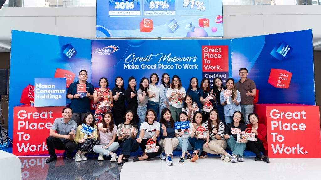 Masan Consumer Holdings vinh dự nhận “Great place to work” lần thứ 2