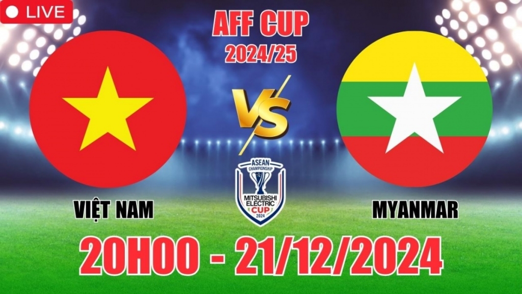 Link xem trực tiếp trận đấu Việt Nam vs Myanmar tại ASEAN Cup 2024