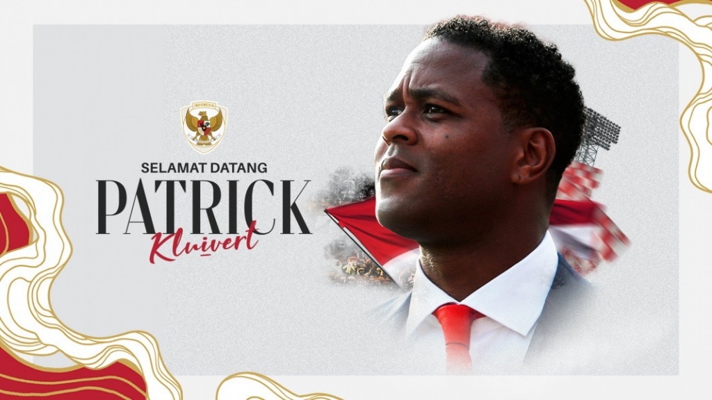 Patrick Kluivert chính thức trở thành HLV trưởng đội tuyển Indonesia