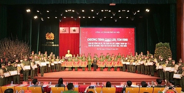 Vinh danh cán bộ công an xã tiêu biểu của Hà Nội năm 2024