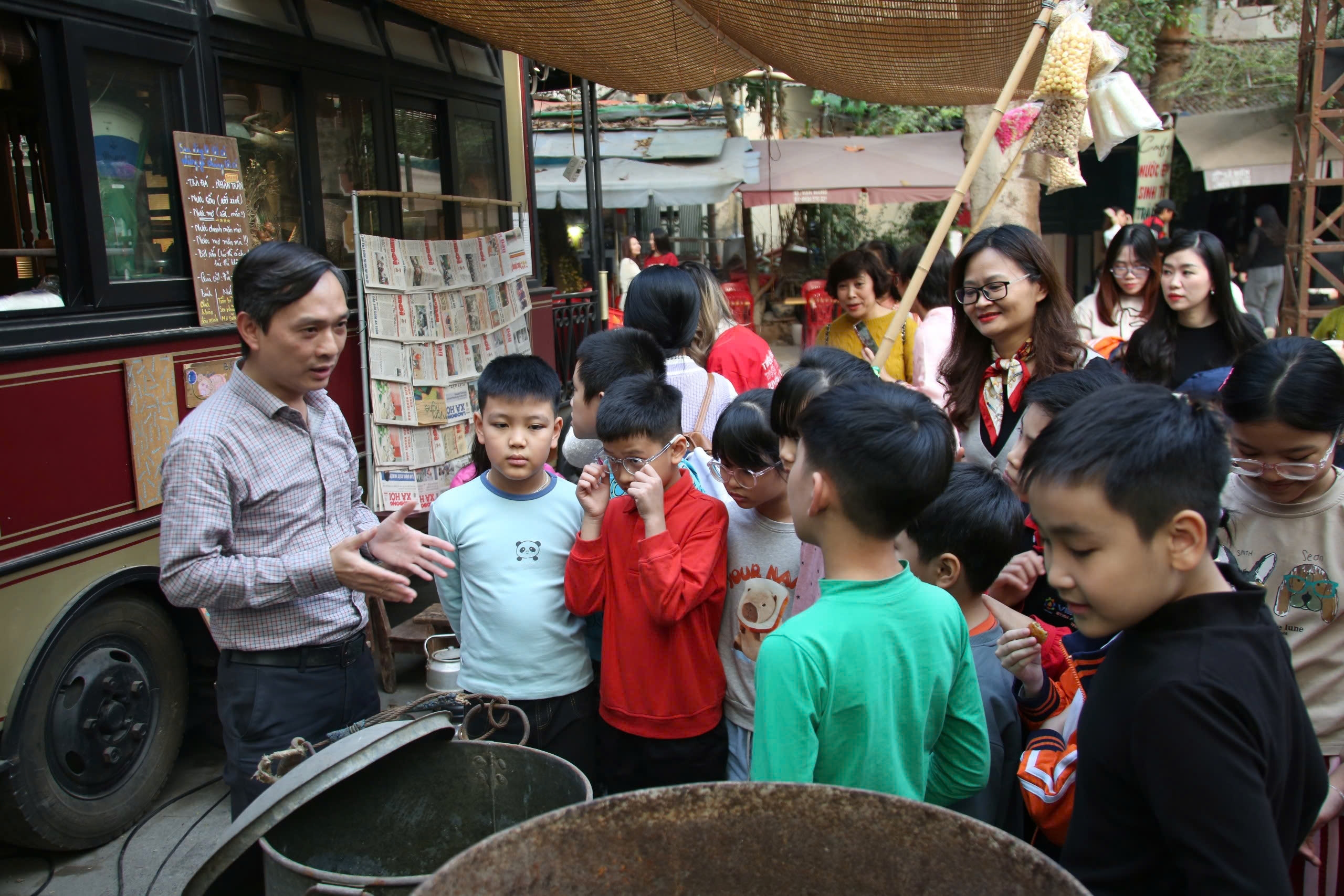 “Chất” Tràng An trong không gian trải nghiệm thời bao cấp