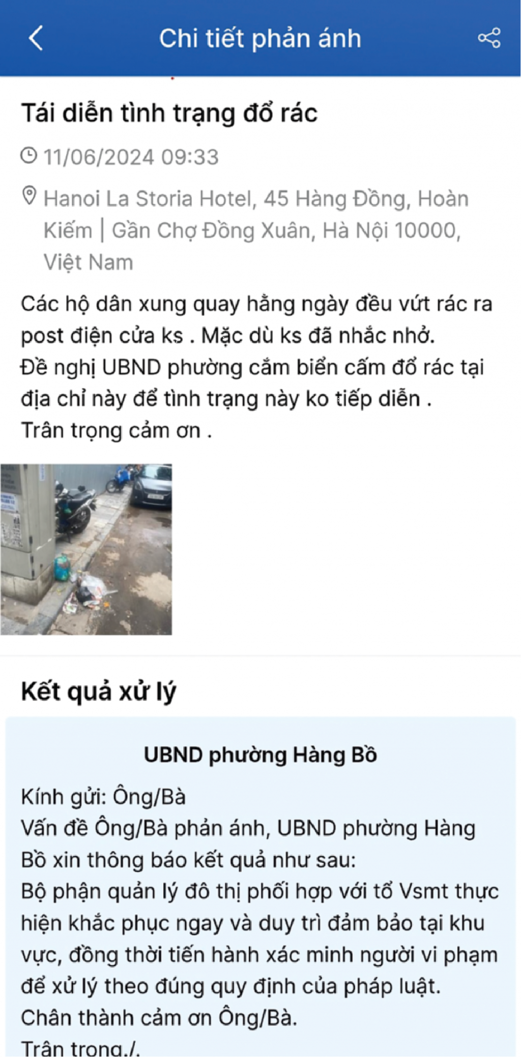 Giá trị từ sự hài lòng của người dân