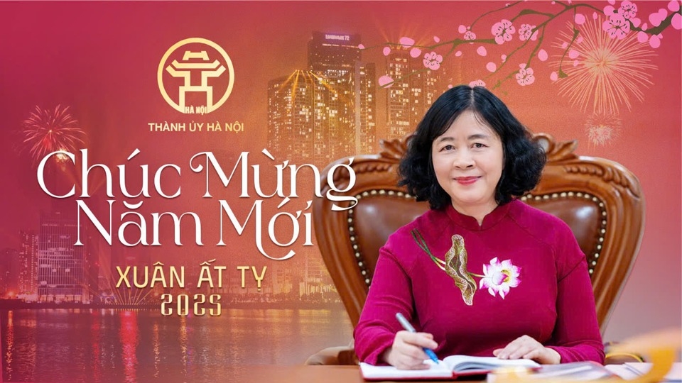 Ủy viên Bộ Chính trị, Bí thư Thành ủy, Trưởng Đoàn đại biểu Quốc hội Thành phố Hà Nội Bùi Thị Minh Hoài. Ảnh: Tiến Tuấn