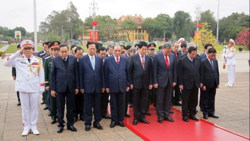 Lãnh đạo Đảng, Nhà nước và Thành phố Hà Nội tưởng niệm Chủ tịch Hồ Chí Minh - người sáng lập và rèn luyện Đảng ta