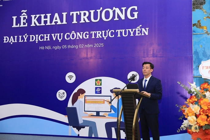 Khai trương thí điểm đại lý dịch vụ công trực tuyến đầu tiên tại Hà Nội